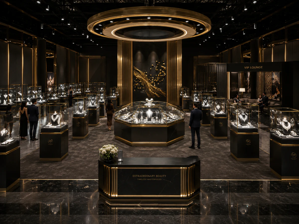 珠宝展示－展览视觉细节图 1