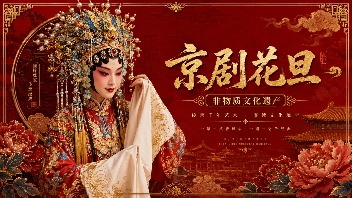 京剧－海报设计细节图 1
