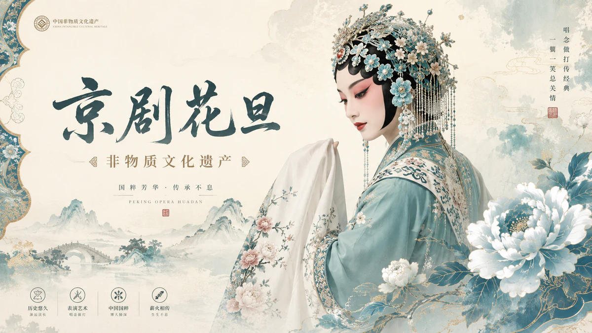 京剧－海报设计细节图 1