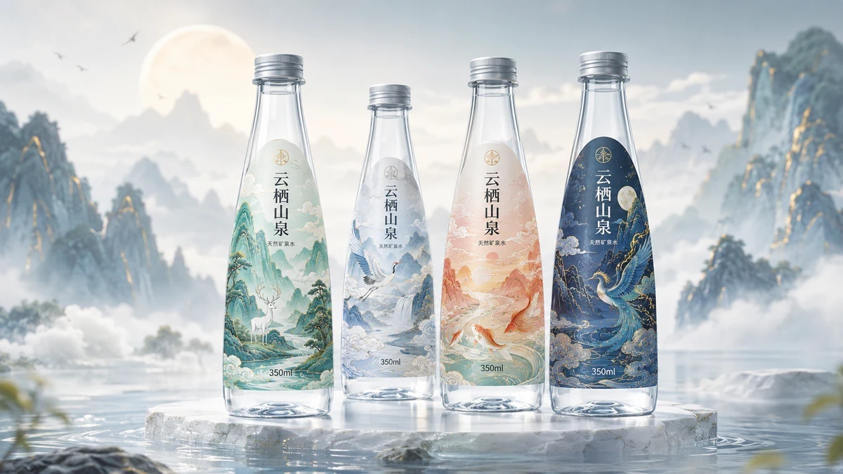 东方山水矿泉水系列包装设计－系列图 4