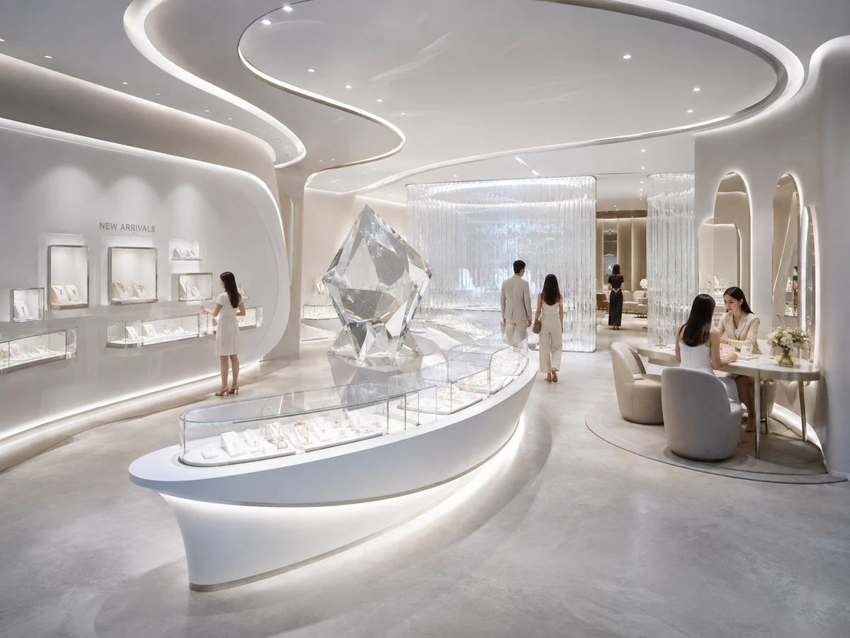 珠宝展示－展览视觉细节图 1