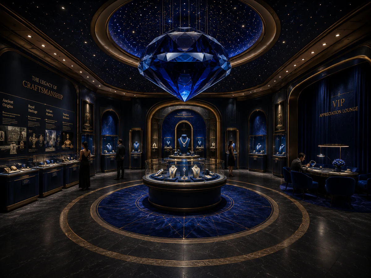 珠宝展示－展览视觉细节图 1