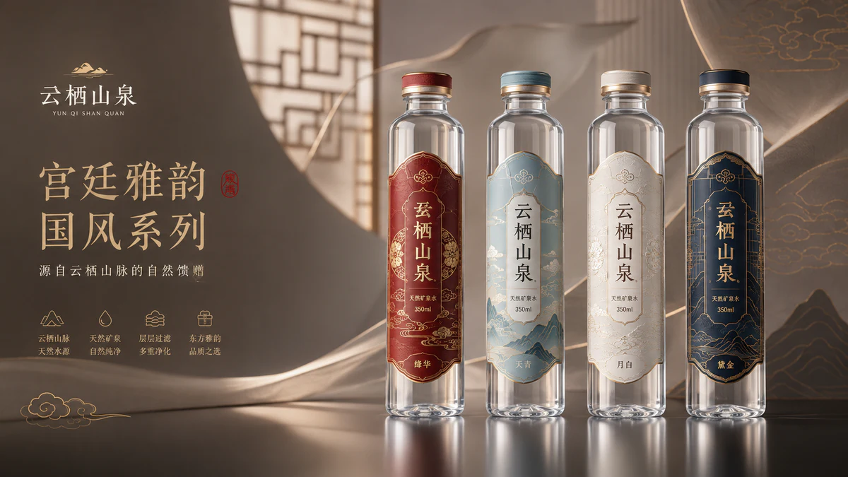 东方山水矿泉水系列包装设计－系列图 3