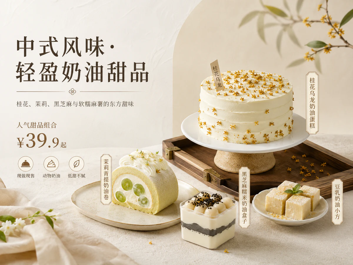蛋糕甜品电商活动视觉设计-系列图 1 蛋糕甜品电商活动视觉设计-系列图 1