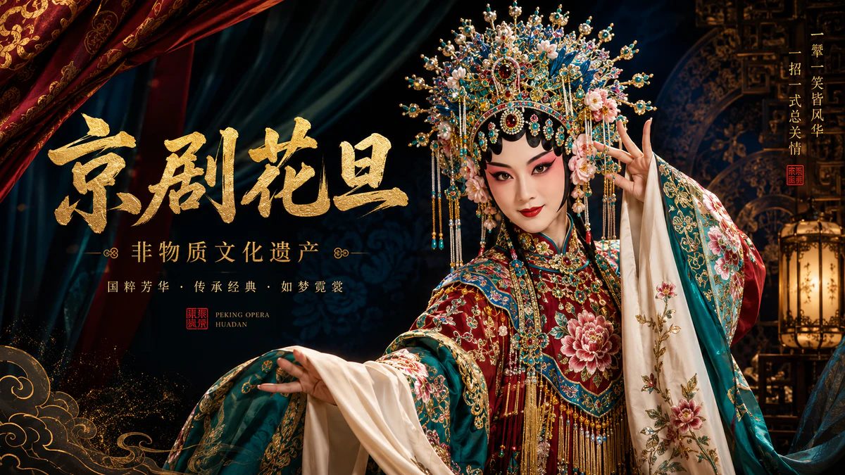 京剧－海报设计细节图 1